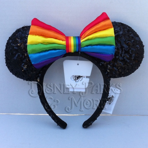 rainbow mickey hat